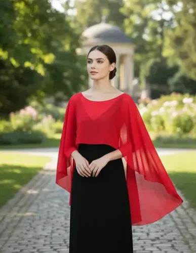 Bolero Capa Novia Gasa Chal Tapado Fiesta Bb 03