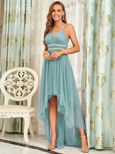 Vestidos Mullet Fiesta Graduaciones Tirantes Tul  Ep 56c
