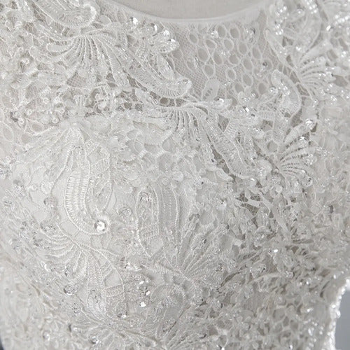 Vestido Novia Marfil Sirena Corset Delpilar Np 11