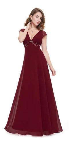 Vestido Fiesta Largo Gasa Ep 64