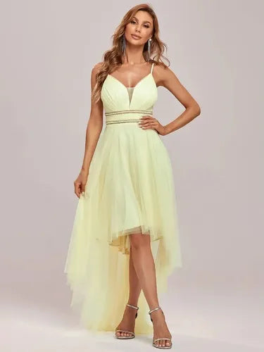 Vestidos Mullet Fiesta Graduaciones Tirantes Tul  Ep 56c