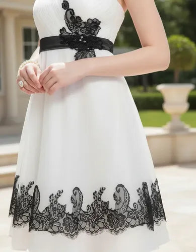 Vestidos Fiesta Cóctel Novia Ep 46c Blanco 10