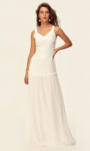 Vestido De Novia Chic Fiesta Largo Td 01