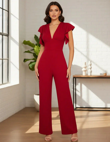 Entero Jumpsuit Mono Fiesta Sin Cinturón El 182