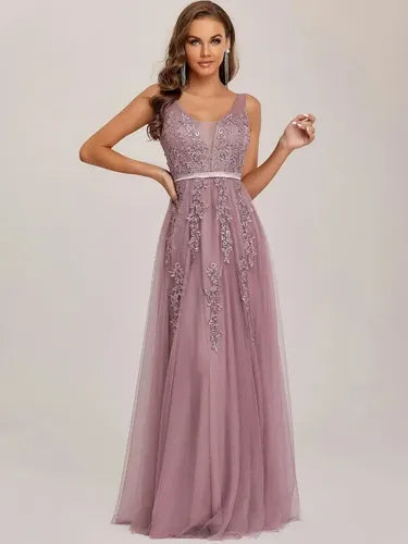 Vestido Fiesta Largo Matrimonio Graduación Dama Honor Ep 195