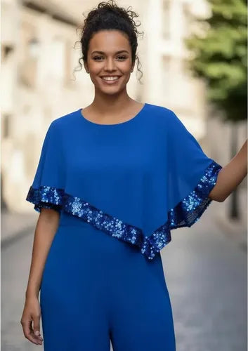 Entero Jumpsuit Mono Talla Grande Fiesta Vg 288