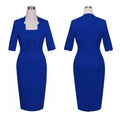 Vestido de cóctel · Azul - vista 3