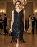 Vestido De Baile Retro Gatsby, Años 20 Charleston  Va 617
