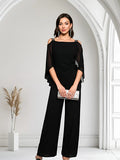 Entero Jumpsuit Mono Fiesta El 228 Negro S