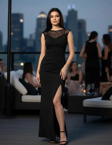 Vestido Mujer Largo Ajustado  Va 132