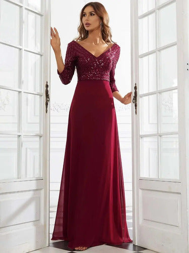 Vestido Fiesta Largo Matrimonio  Ep 172c