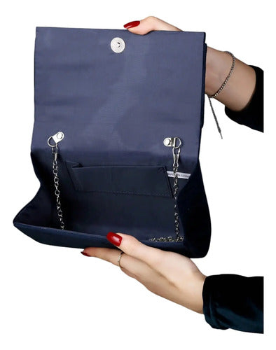 Cartera Brillos Fiesta Coctel Día Noche Clutch Mano Ct 03