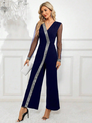 Entero Jumpsuit Mono Fiesta Lentejuela El 212