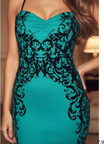 Vestido Verde Con Breteles  Envìo Gratis Vd 26 Verde S