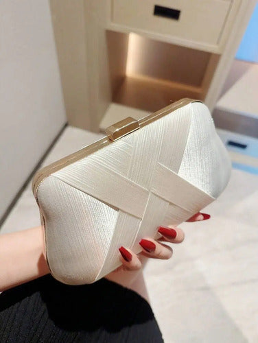 Cartera Fiesta Coctel Día Noche Clutch Mano Ct 06