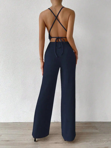 Entero Jumpsuit Mono Fiesta Espalda Descubierta El 105