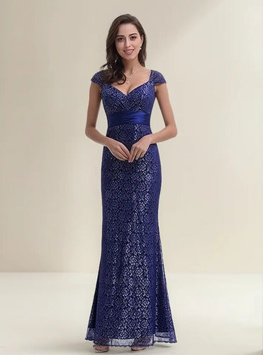Vestido Largo Azul Fiesta Ep 99 Azul 6