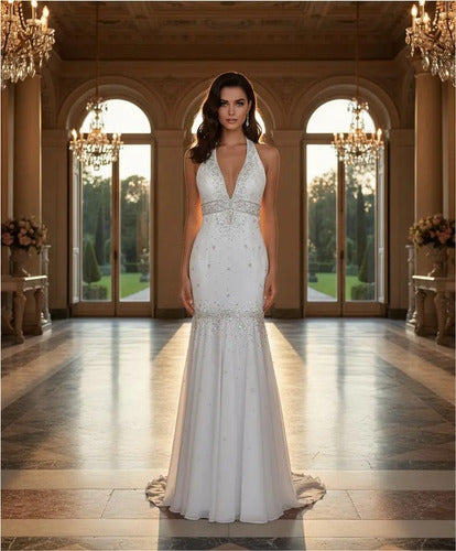 Vestido Fiesta Largo Matrimonio Corset Ep 418