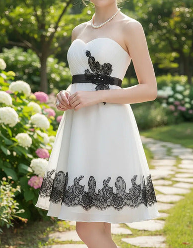 Vestidos Fiesta Cóctel Novia Ep 46c Blanco 10