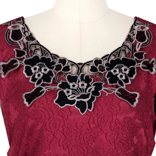 Vestido Rojo Fiesta Modelo Va 230 Rojo Xl