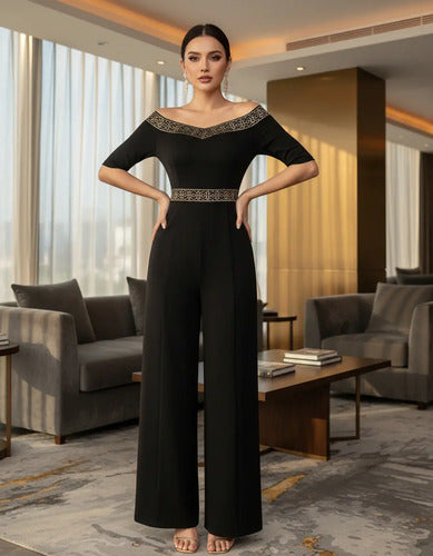 Entero Jumpsuit Mono Fiesta Hombros Descubiertos El 81