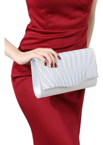Cartera Brillos Fiesta Coctel Día Noche Clutch Mano Ct 02