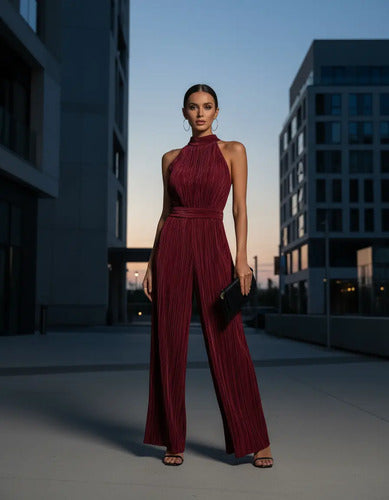 Jumpsuit escote halter de fiesta · EL 205 - vista 29