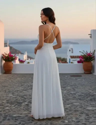 Vestidos Largo Abertura Fiesta Novia Transparencia Va 551