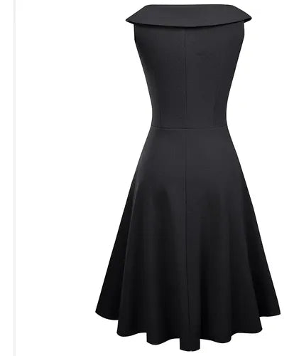 Vestido Cóctel Formal Acampanado Swing Va 485