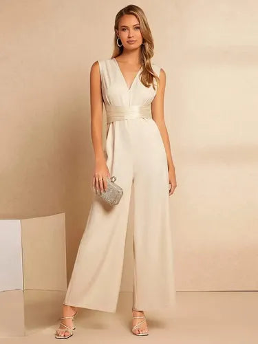 Entero Jumpsuit Mono Fiesta Crema El 102