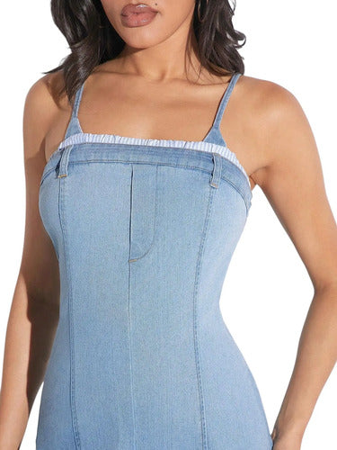 Jumpsuit Largo de Mezclilla Denim - vista 33