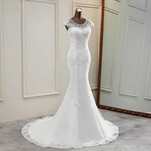 Vestido Novia Marfil Sirena Corset Delpilar Np 07