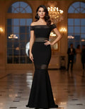 Vestido Negro Largo De Fiesta Graduación Va 196