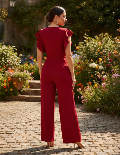 Entero Jumpsuit Mono Fiesta Sin Cinturón El 182