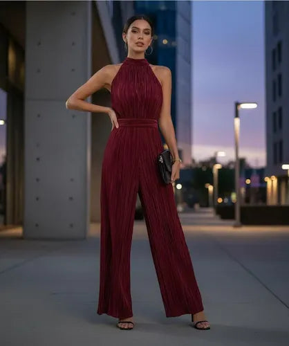 Jumpsuit escote halter de fiesta · EL 205 - vista 28