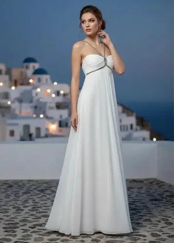 Vestido Fiesta Largo Gala Boda Graduación Novia  Td 06