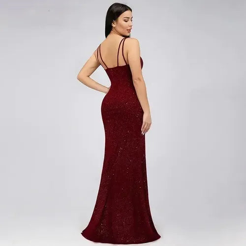Vestido De Fiesta Largo Graduación Ep 157 Rojo 8