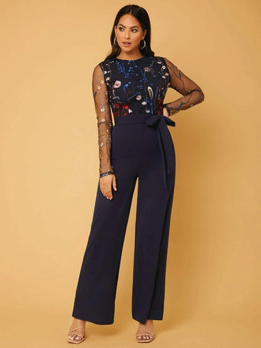 Entero Jumpsuit Mono Fiesta Bordado El 165