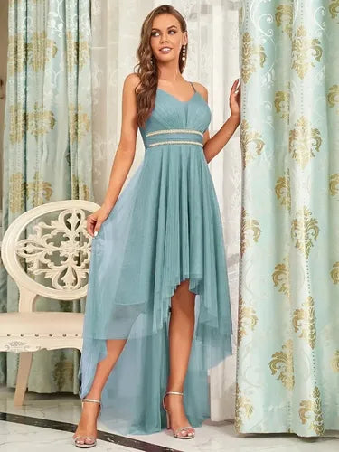 Vestidos Mullet Fiesta Graduaciones Tirantes Tul  Ep 56c