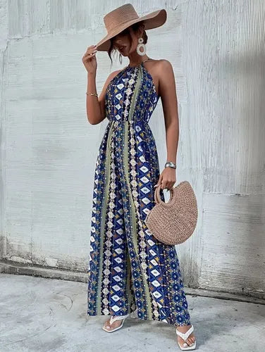 Entero Jumpsuit Mono Estampado Geométrico El 118