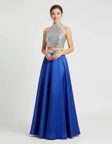 Vestido De Fiesta Crop Top Ep 308
