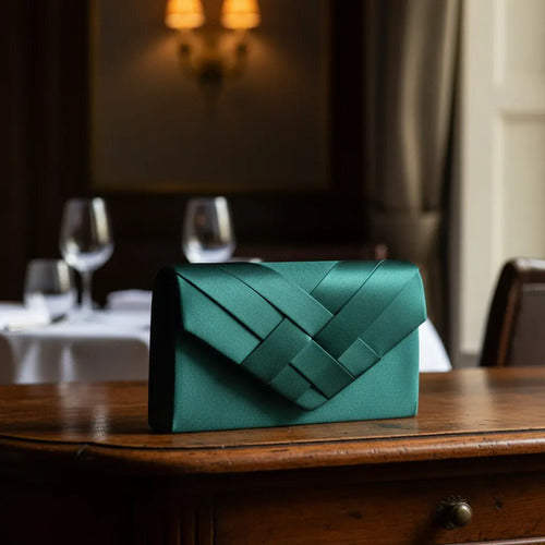 Cartera Fiesta Coctel Día Noche Clutch Mano Ct 07
