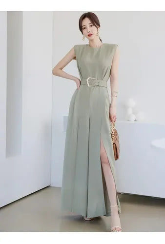 Entero Jumpsuit Mono Fiesta Cóctel Pierna Ancha El 119