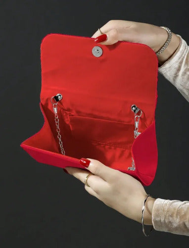 Cartera Brillos Fiesta Coctel Día Noche Clutch Mano Ct 04