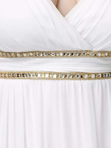 Vestidos Fiesta Gasa Novia Gala Talla Grande Ep 67