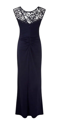 Vestido De Fiesta Largo Pequeño Va 132a Azul Xs