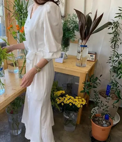 Vestido Formal Blanco Novia Civil Cóctel Nc 04 Blanco M