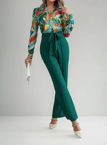 Entero Jumpsuit Mono Fiesta Estampado El 139