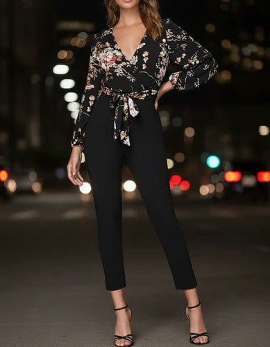 Entero Jumpsuit Mono Negro Fiesta  El 55