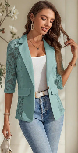 Blazer Bolero con Encaje - vista 34